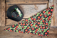 Wild Strawberries - Cowboy Hat and Bandana for Mini Horse