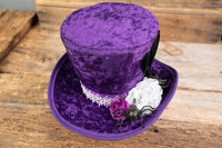 Cobweb Couture - Halloween Costume with Top Hat and Spooky Cobweb Jacket and Coattails.