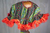 Jolly Rancher - Christmas Costume with Bonnet, Cape and Tail Fascinator for Mini Horse