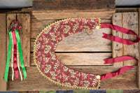Storybook Christmas - Xmas Costume with Bonnet, Cape and Tail Fascinator for Mini Horse