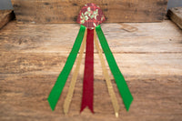 Storybook Christmas - Xmas Costume with Bonnet, Cape and Tail Fascinator for Mini Horse