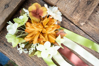 Sunbeam Daydream  - Set of Four Easy Clip Flower Fascinators