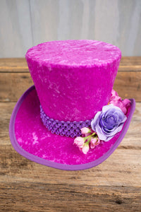 Raspberry Romance - Top Hat for Miniature Horse