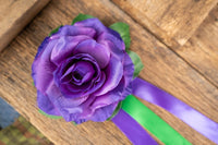 Rosalicious Royale - Set of Four Easy Clip Flower Fascinators