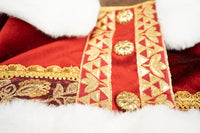 Olde World Santa - Santa Hat and Velvet Embroidered Cape for Mini Horse