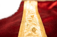 Olde World Santa - Santa Hat and Velvet Embroidered Cape for Mini Horse