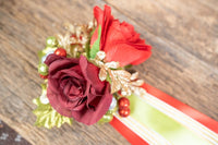 Deck the Derby - Christmas Derby Hat and Tail Fascinator for Mini Horse