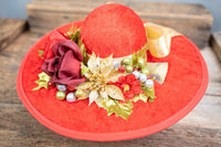 Deck the Derby - Christmas Derby Hat and Tail Fascinator for Mini Horse