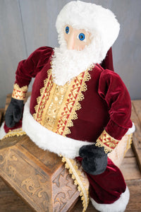 Riding Santa -  Festive Holiday Saddle, Fascinators and Santa Rider for Miniature Horse