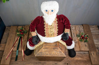 Riding Santa -  Festive Holiday Saddle, Fascinators and Santa Rider for Miniature Horse