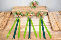 All that Glitters - Set of Four Christmas Fascinators and Ribbons for Mini Horse