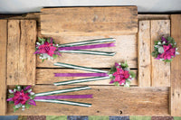 Magenta Jubilee - Set of Four Christmas Fascinators with Ribbons for Mini Horse