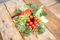 Ode to Joy - Set of Four Christmas Fascinators and Ribbons for Mini Horse
