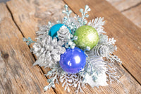 Topaz and Tinsel - Set of Four Christmas Fascinators with Ribbons for Mini Horse