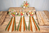 Copper Canyon Christmas - Set of Four Christmas Fascinators with Ribbons for Mini Horse