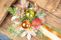 Copper Canyon Christmas - Set of Four Christmas Fascinators with Ribbons for Mini Horse
