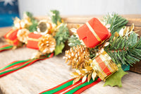 Rah-Pa-Pa-Pum - Set of Four Christmas Fascinators and Ribbons for Mini Horse