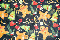 Gingerbread Trail - Christmas Cowboy Hat and Bandana for Mini Horse
