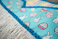 Hoppy Trails - Fancy Easter Cowboy Set with Hat, Fringed Shawl and Tail Fascinator