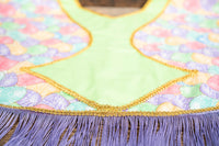 You're a good egg - Fancy Easter Cowboy Set with Hat, Fringed Shawl and Tail Fascinator
