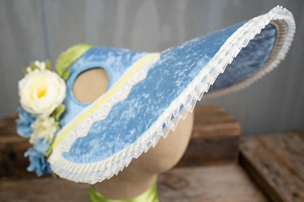 Victorian Sky - Bonnet and Tail Fascinator for Mini Horse