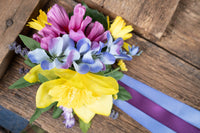 Sunkissed Splendor - Set of Four Easy Clip Floral Fascinators
