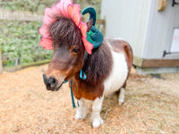 Fuschiania - Flower Fairy hat for Miniature Horse