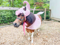 Moonglow Rose - Flower Fairy Costume with Wings for Miniature Horse
