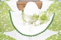 Fresh Cut Fringe - Fancy Cowboy Set with Hat, Fringed Shawl and Tail Fascinator