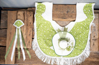 Fresh Cut Fringe - Fancy Cowboy Set with Hat, Fringed Shawl and Tail Fascinator