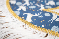 Goldie Oldie Christmas - Fancy Cowboy Set with Hat, Fringed Shawl and Tail Fascinator