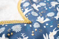 Goldie Oldie Christmas - Fancy Cowboy Set with Hat, Fringed Shawl and Tail Fascinator