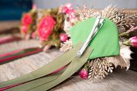 Wild Rose Razzle - Set of Four Christmas Fascinators with Flowers and Ribbons for Mini Horse