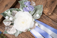 Christmas Dawn - Set of Four Christmas Fascinators with Flowers and Ribbons for Mini Horse