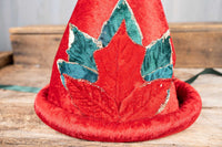 Red Velvet - Christmas Elf Hat for Miniature Horse
