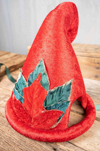 Red Velvet - Christmas Elf Hat for Miniature Horse
