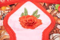 Chocolate and Roses - Valentine Costume with Bonnet, Cape and Tail Fascinator for Mini Horse