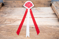 Prairie Heart - Valentine Costume with Bonnet, Cape and Tail Fascinator for Mini Horse