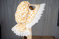 Colonial Chick - Easter Costume with Bonnet, Cape and Tail Fascinator for Mini Horse