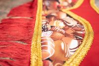 Bucking BonBons - Fancy Valentine Cowboy Set with Hat, Fringed Shawl and Tail Fascinator