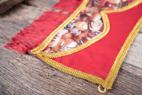 Bucking BonBons - Fancy Valentine Cowboy Set with Hat, Fringed Shawl and Tail Fascinator
