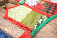 Jingle Bell Jester - Holiday Jester costume with hat and quilted cape for Mini Horse