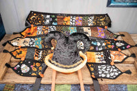 Hocus Pocus and Patches - Halloween Jester costume with hat and quilted cape for Mini Horse