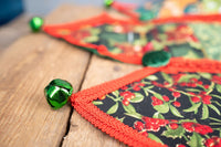 Jingle Bell Jester - Holiday Jester costume with hat and quilted cape for Mini Horse