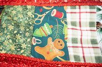 Jingle Bell Jester - Holiday Jester costume with hat and quilted cape for Mini Horse