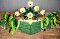 Green Eyed Monster -  Halloween Costume for Mini Horse with Multi-eyed Hat and Monstrous Body