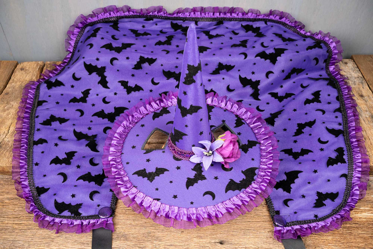 Twilight Magic -  Witch costume with hat and cape for Mini Horse