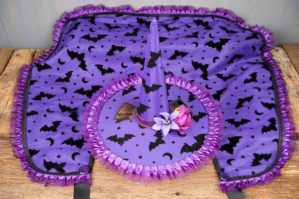 Twilight Magic -  Witch costume with hat and cape for Mini Horse