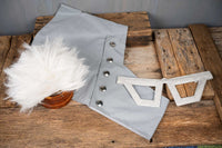 Mad Scientist -  Crazed Doctor costume with wig, glasses and lab coat for Mini Horse