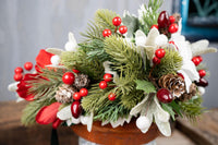 Festival of Yule - Christmas Headdress and Quilted Cape for Mini Horse